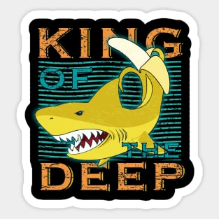 Banana Shark Sticker